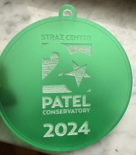 Patel Conservatory 20th Birthday Ornament