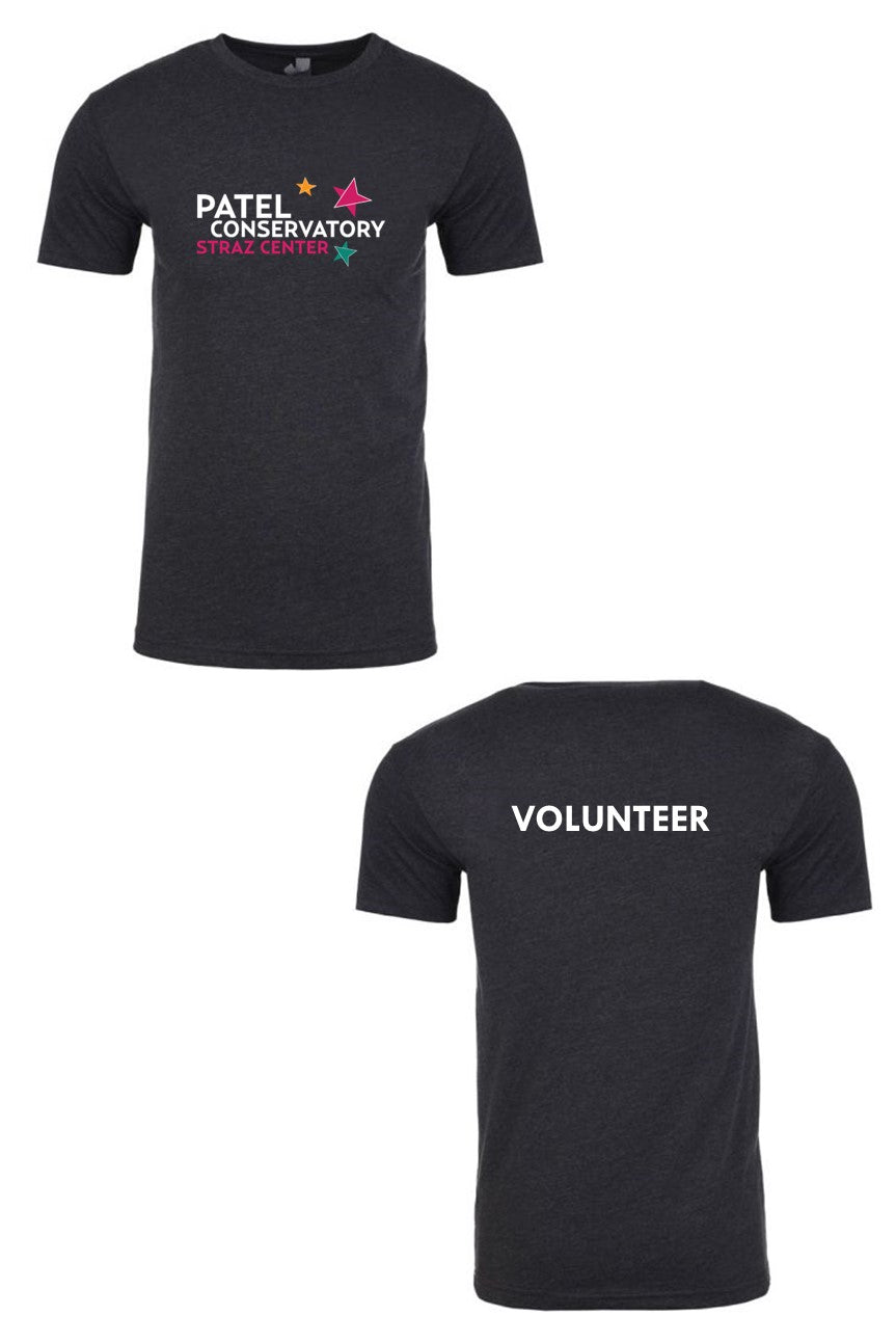 Patel Crew Neck T-Shirt in Charcoal also available as VOLUNTEER shirt
