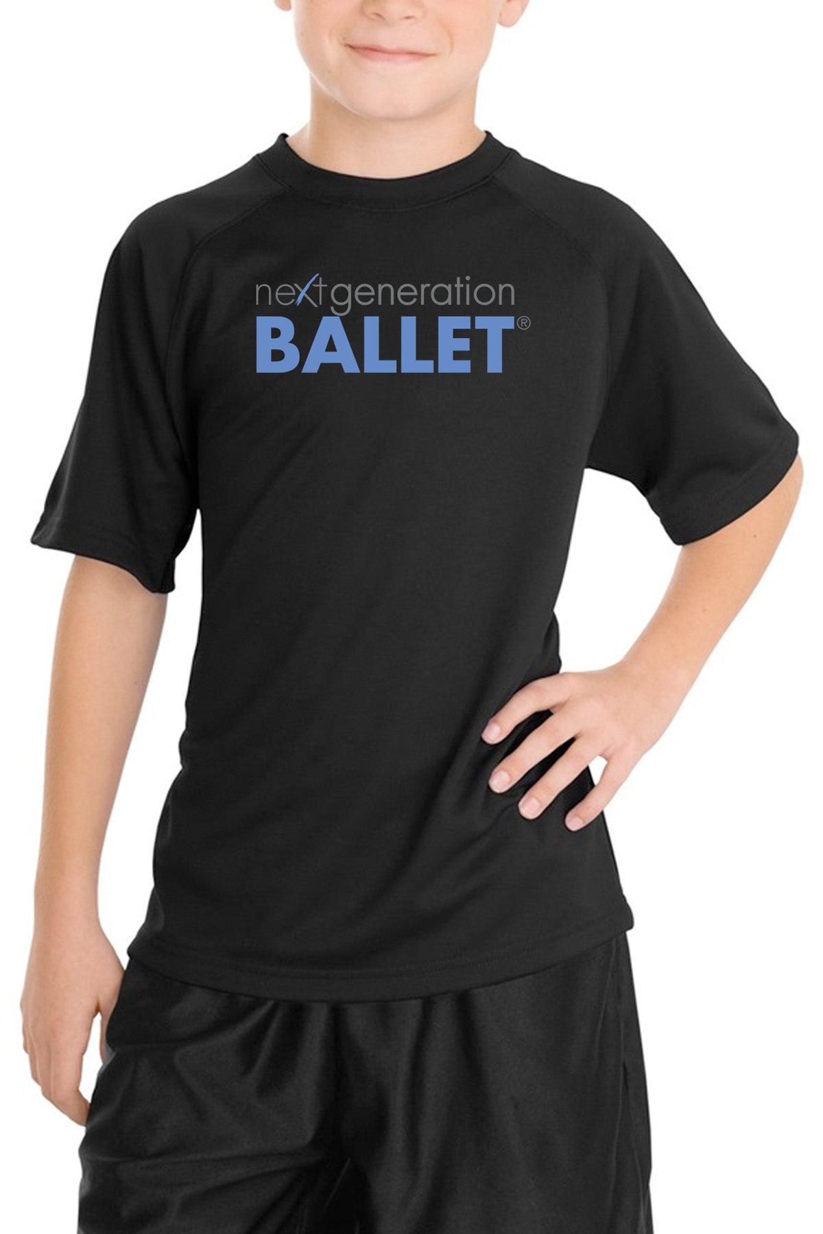 NGB - Youth Black Dry fit
