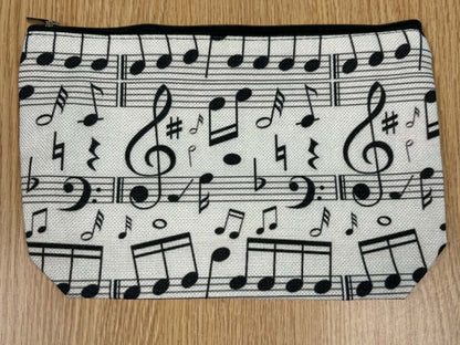 Music-Inspired Zipper Pouches