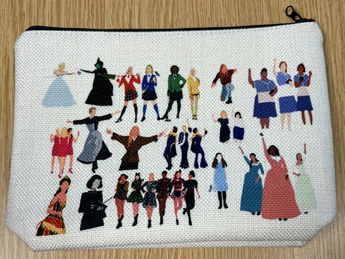 Music-Inspired Zipper Pouches