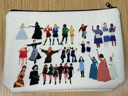 Music-Inspired Zipper Pouches