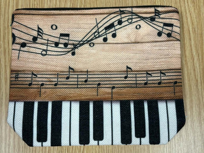 Music-Inspired Zipper Pouches
