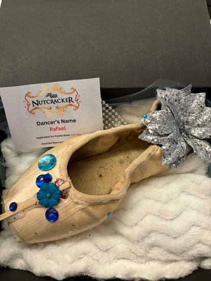 Decorated Pointe Shoe "Buy Now, Take Now"