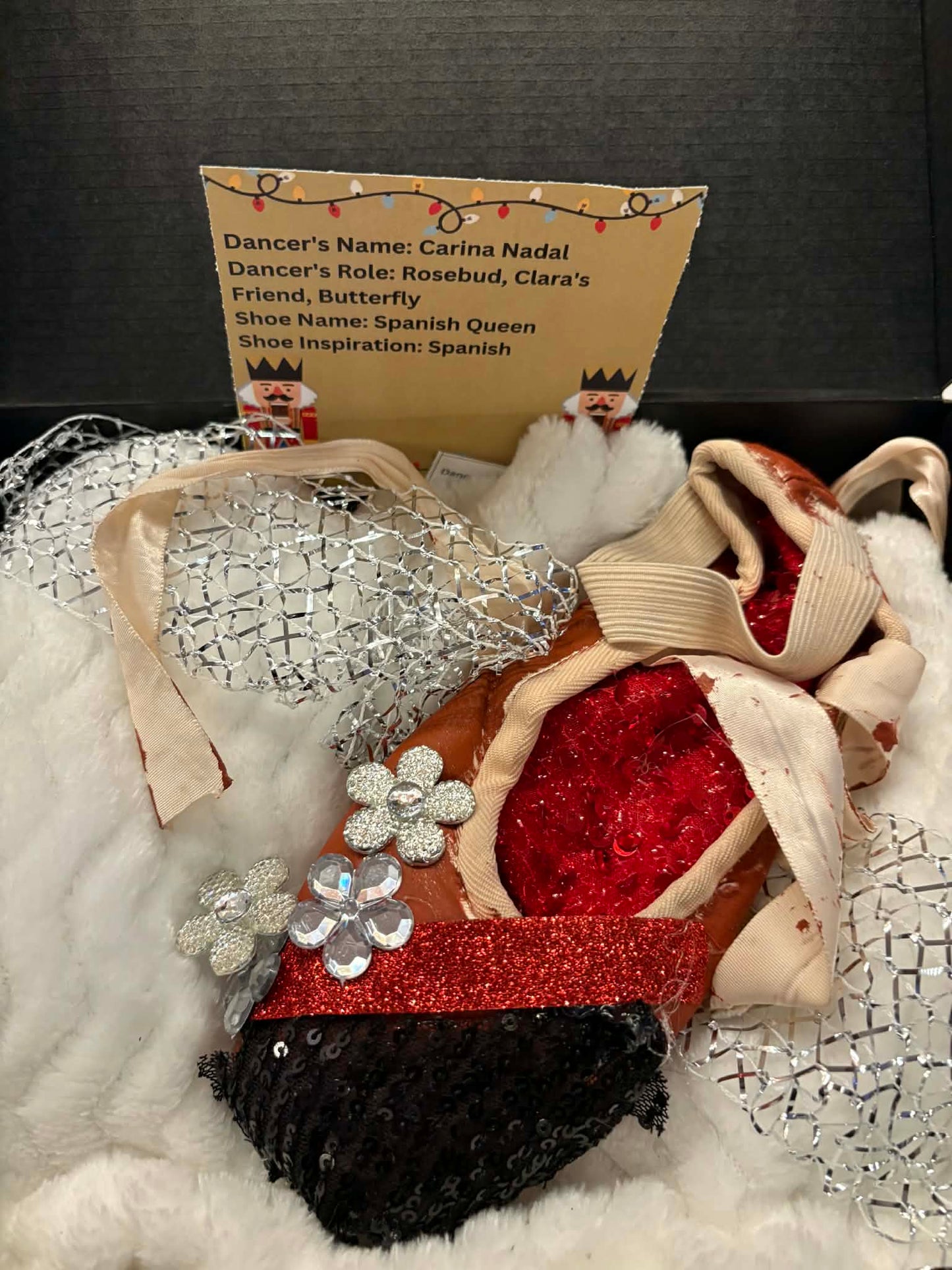 Decorated Pointe Shoe "Buy Now, Take Now"
